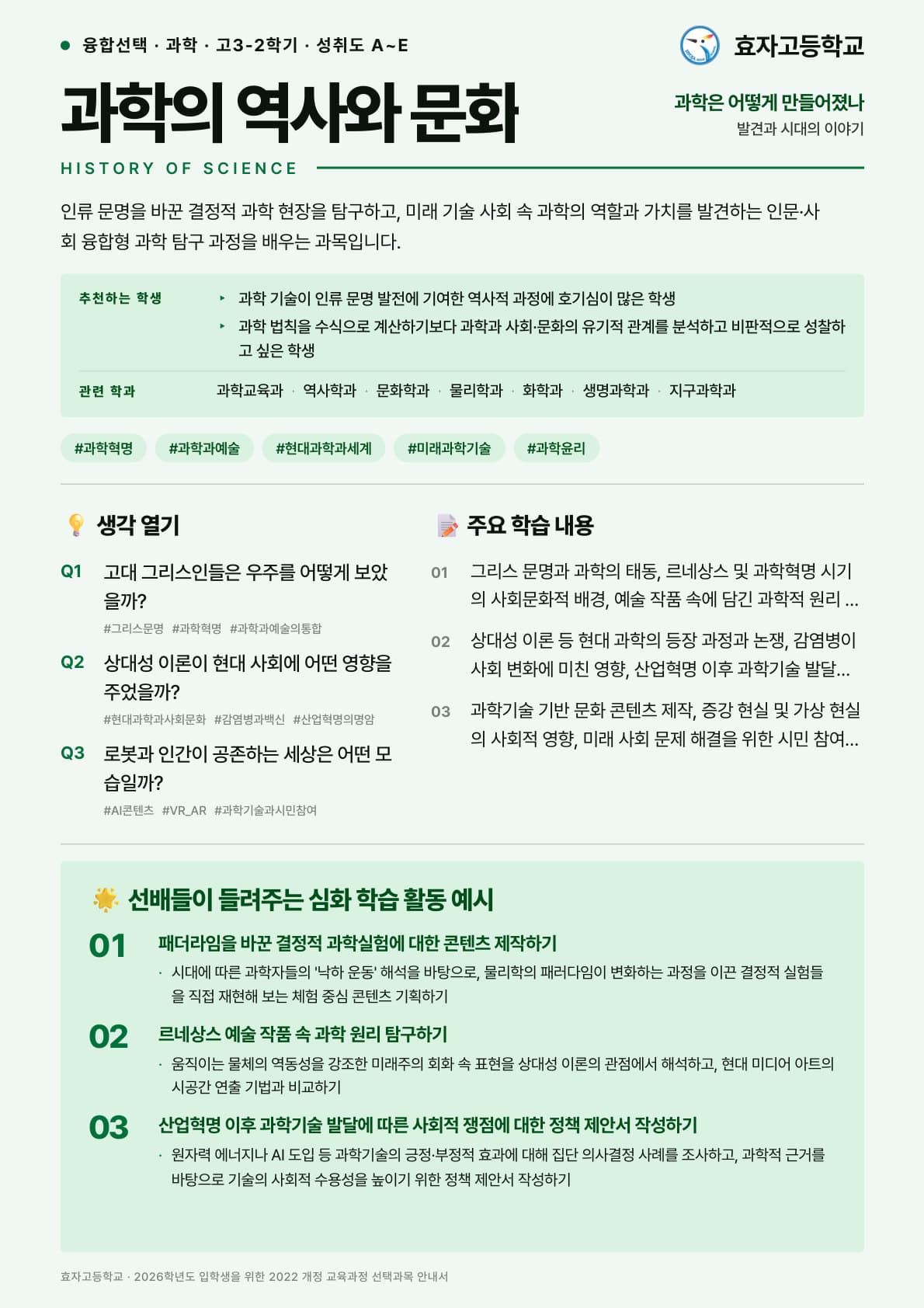 과학의 역사와 문화 포스터 미리보기