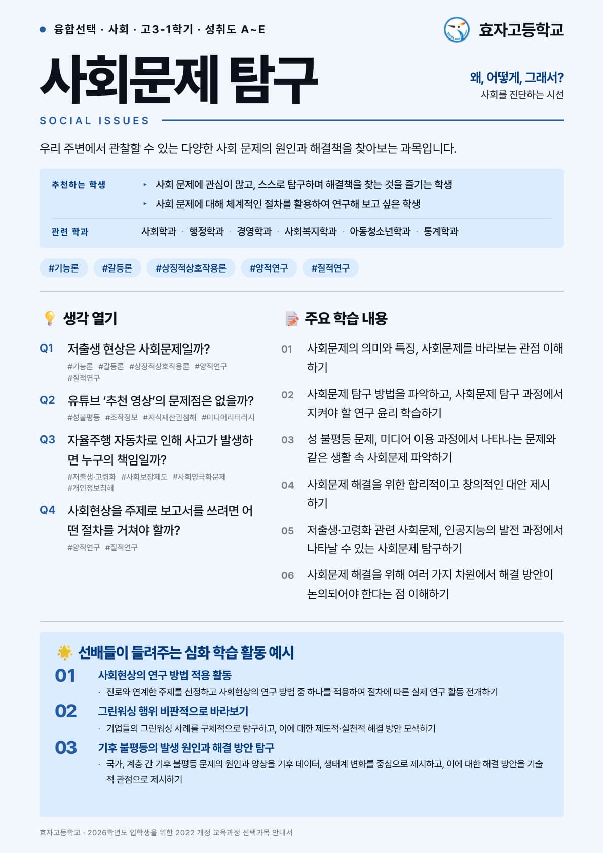 사회문제 탐구 포스터 미리보기