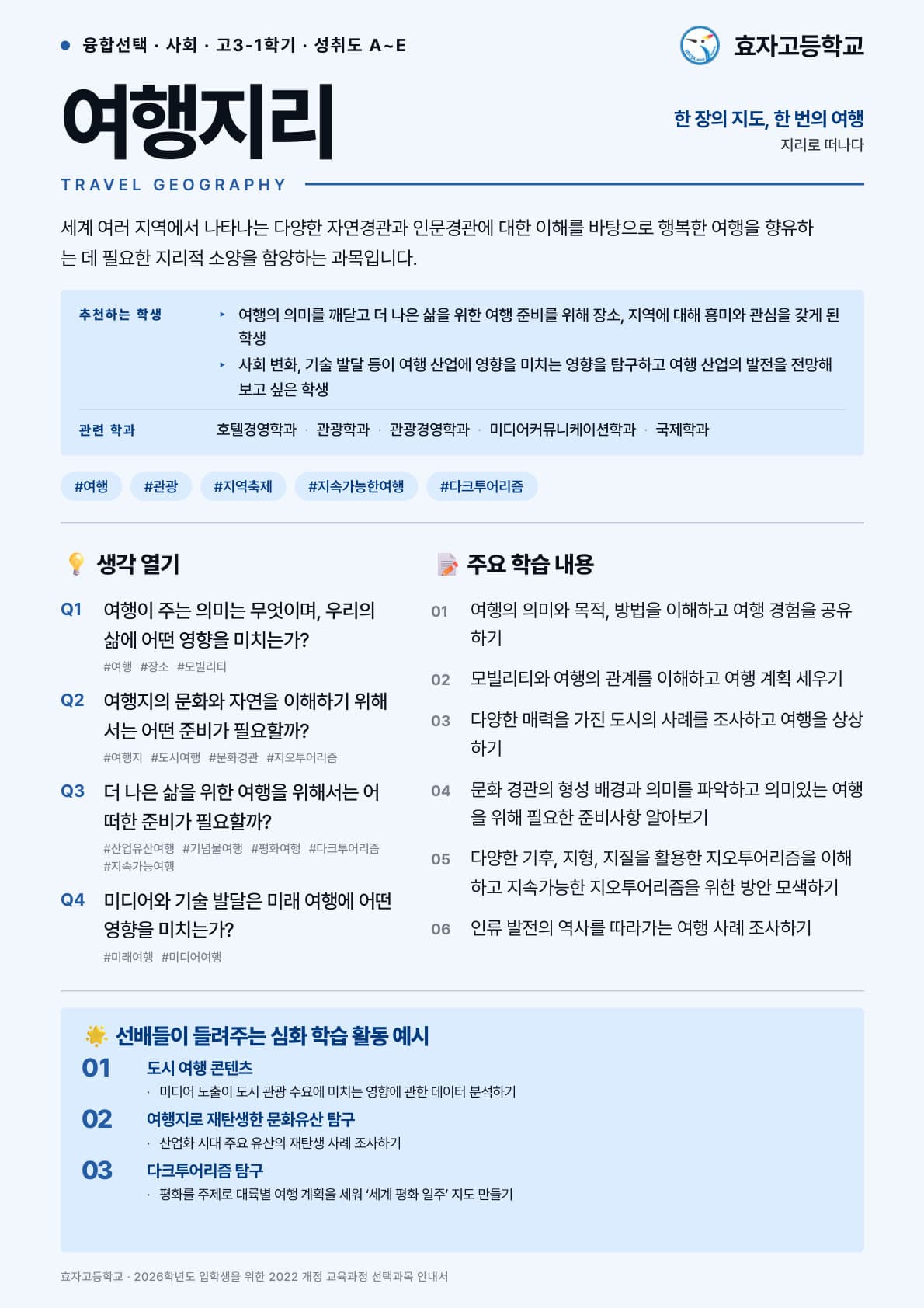 여행지리 포스터 미리보기